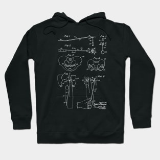 pelvic measuring device Vintage Patent Drawing Hoodie